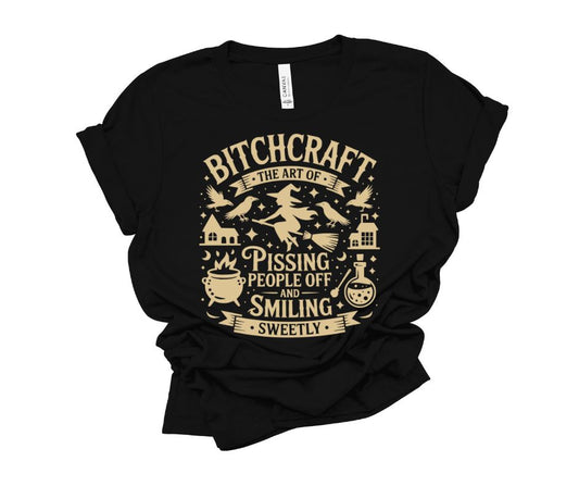 Bitchcraft Halloween Short Sleeve Tee