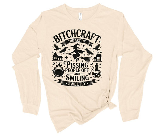 Bitchcraft Longsleeve Halloween Tee