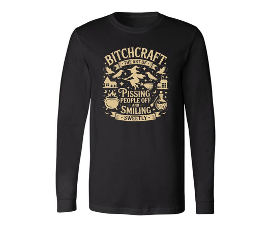 Bitchcraft Longsleeve Halloween Tee